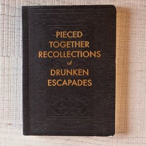 Humorous Vintage-Style Blank Notebook